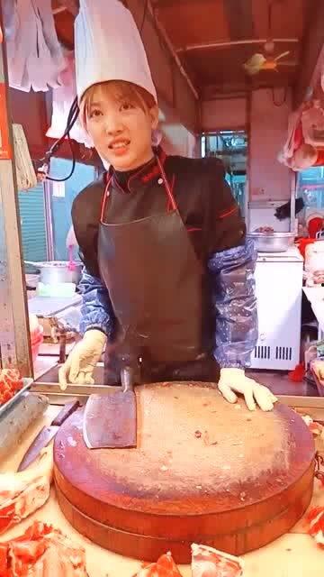 南宁美女网红卖羊肉,美丽与美味的邂逅